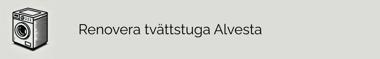 Renovera tvättstuga Alvesta